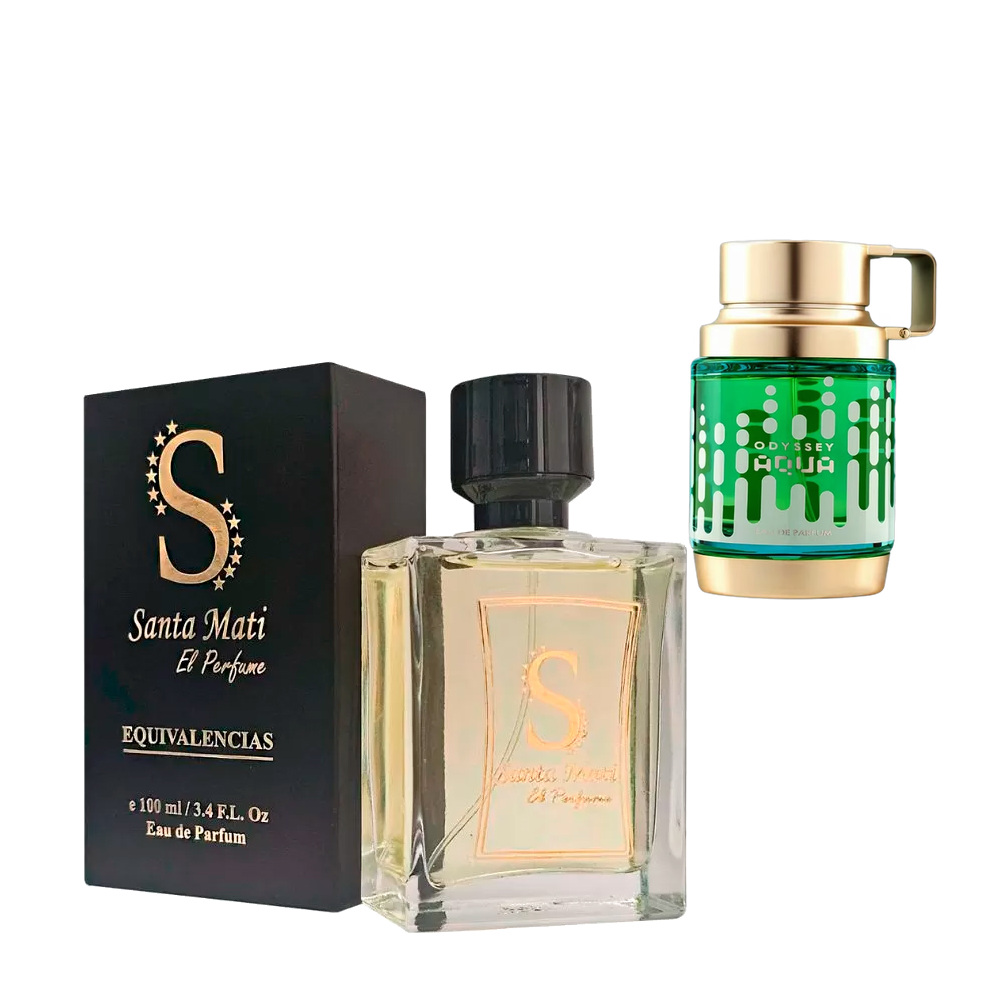Perfume Ulises Aqua — equivalencia de Odyssey Aqua