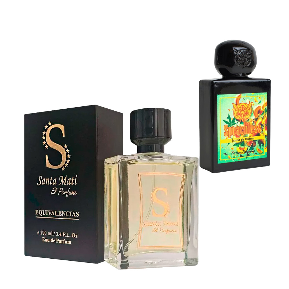 Perfume Mudo Amour — equivalencia de Speachless